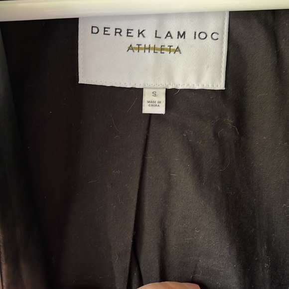 Derek Lam 10C Athleta leather jacket (black) - Picture 4 of 5